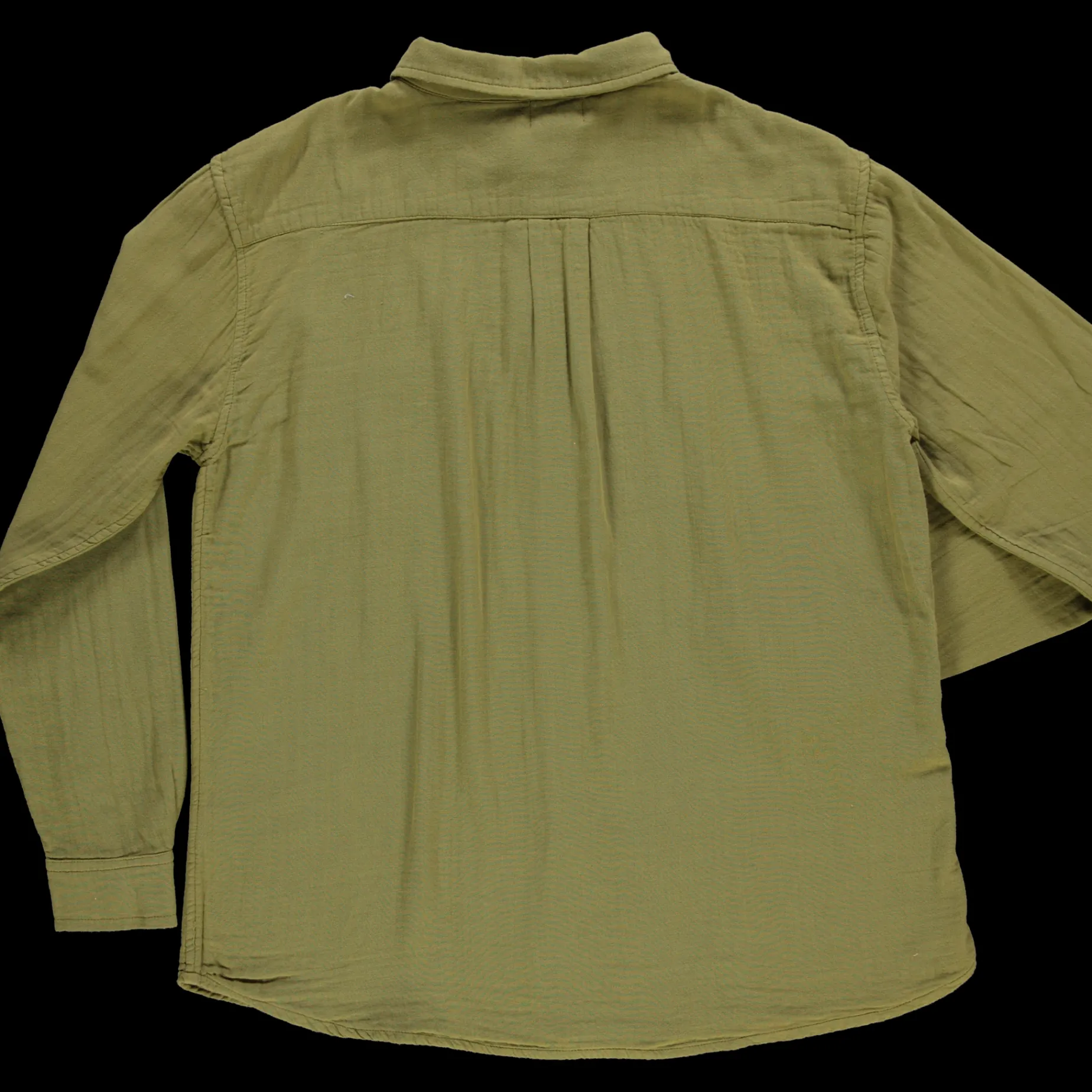 Poudre Organic Chemises & Surchemises | CHEMISE CAMISA GAZE Green Moss GreenMoss