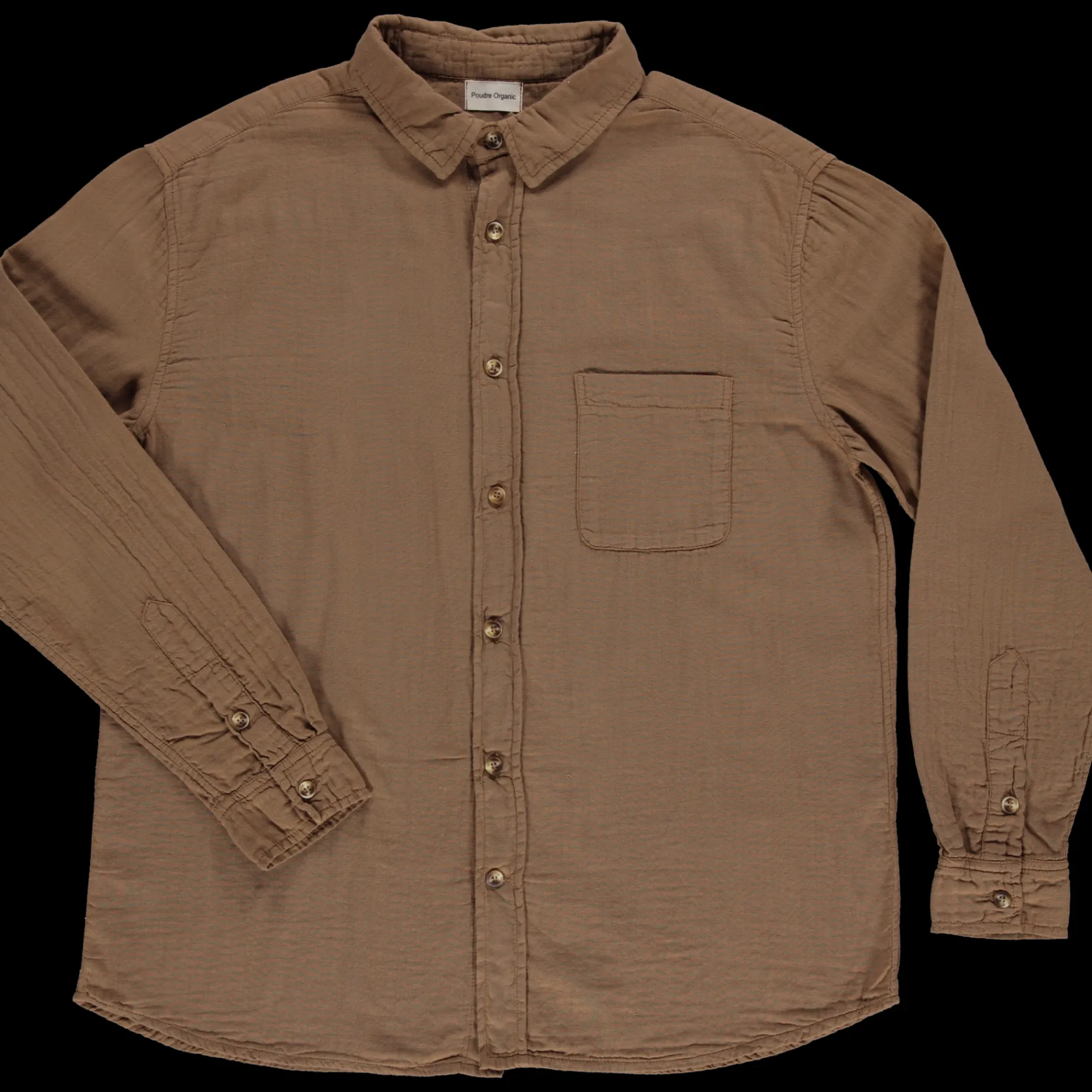 Poudre Organic Chemises & Surchemises | CHEMISE CAMISA GAZE Toffee