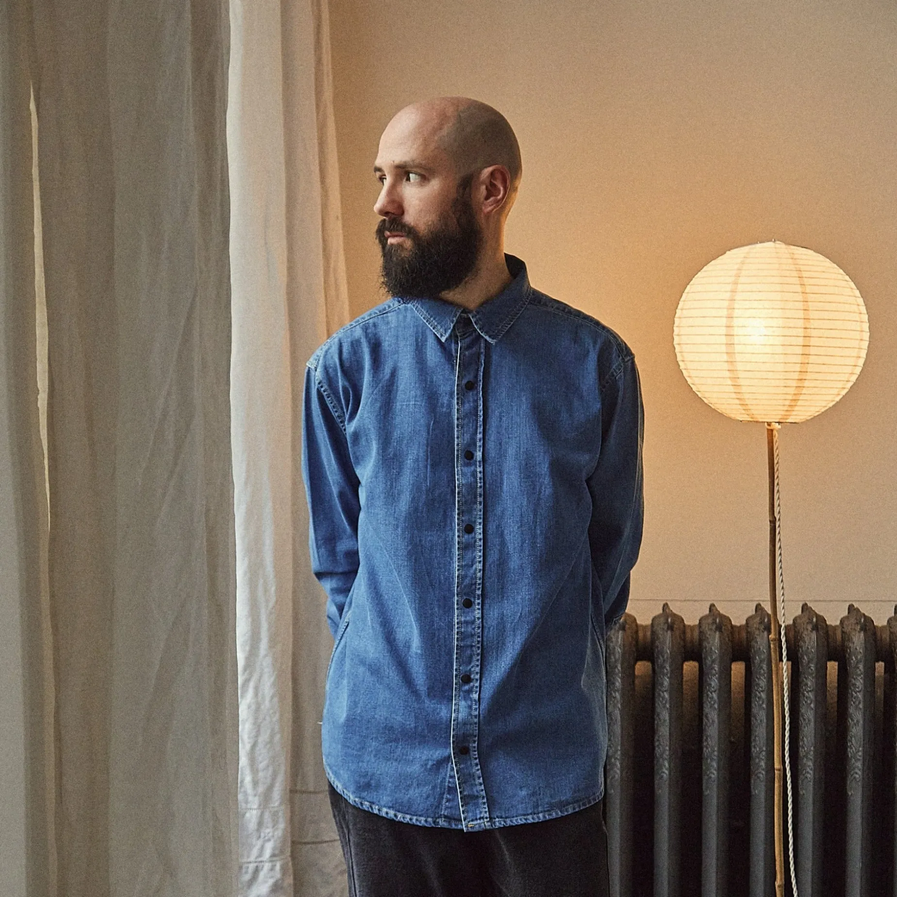 Poudre Organic Chemises & Surchemises | CHEMISE KUMQUAT Denim Blue Denim-Blue