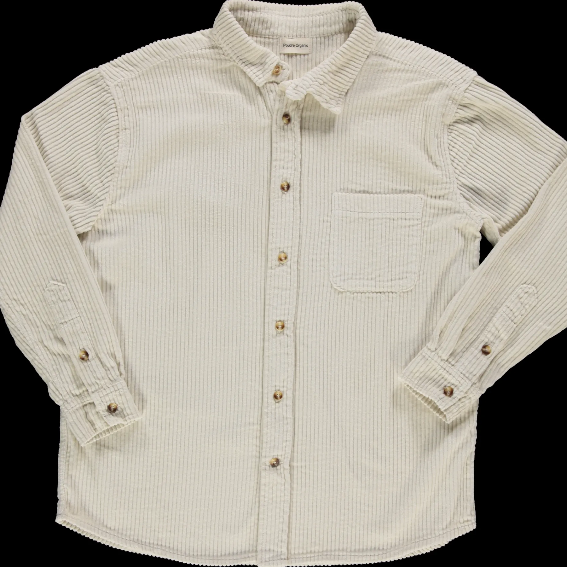 Poudre Organic Chemises & Surchemises | CHEMISE LENHADOR VELOURS CÔTELÉ Almond Milk AlmondMilk