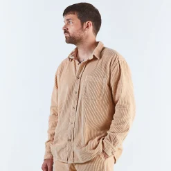 Poudre Organic Chemises & Surchemises | CHEMISE LENHADOR VELOURS CÔTELÉ Toasted Almond ToastedAlmond