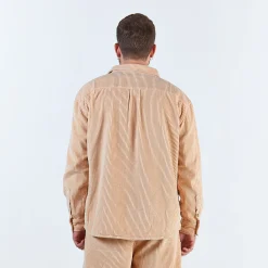 Poudre Organic Chemises & Surchemises | CHEMISE LENHADOR VELOURS CÔTELÉ Toasted Almond ToastedAlmond