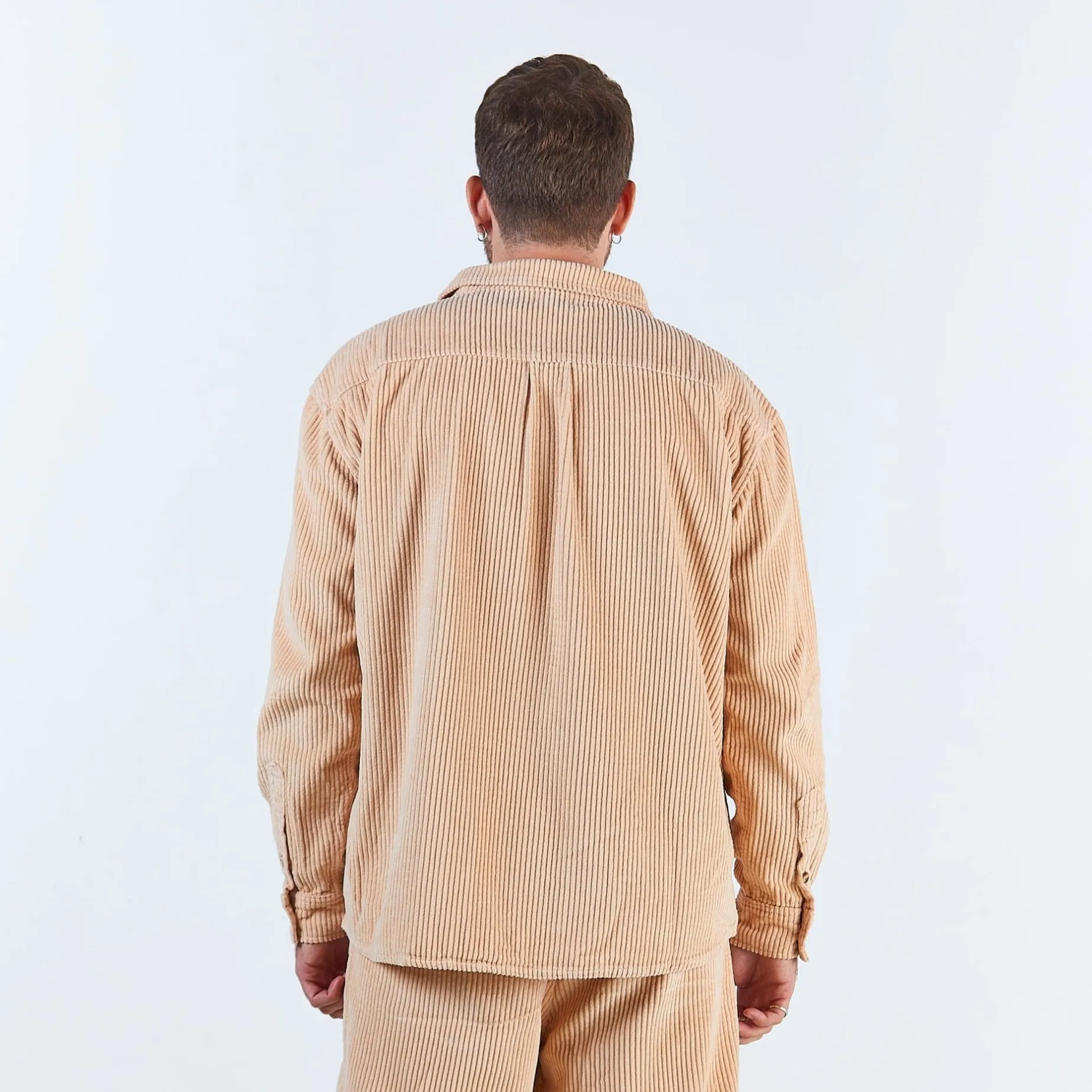 Poudre Organic Chemises & Surchemises | CHEMISE LENHADOR VELOURS CÔTELÉ Toasted Almond ToastedAlmond