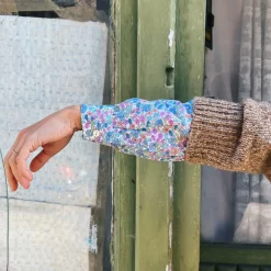 Poudre Organic Blouses & Chemises | CHEMISE ROSIER Flowery Blue FloweryBlue
