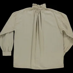 Poudre Organic Blouses & Chemises | CHEMISE ROSIER Olive Gray OliveGray
