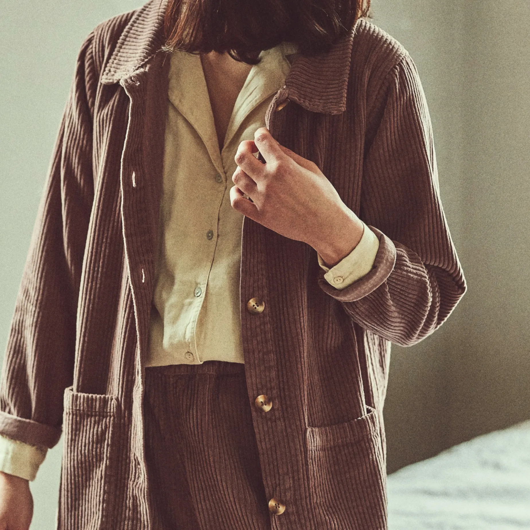 Poudre Organic Blouses & Chemises | CHEMISIER DATTE Almond Milk AlmondMilk
