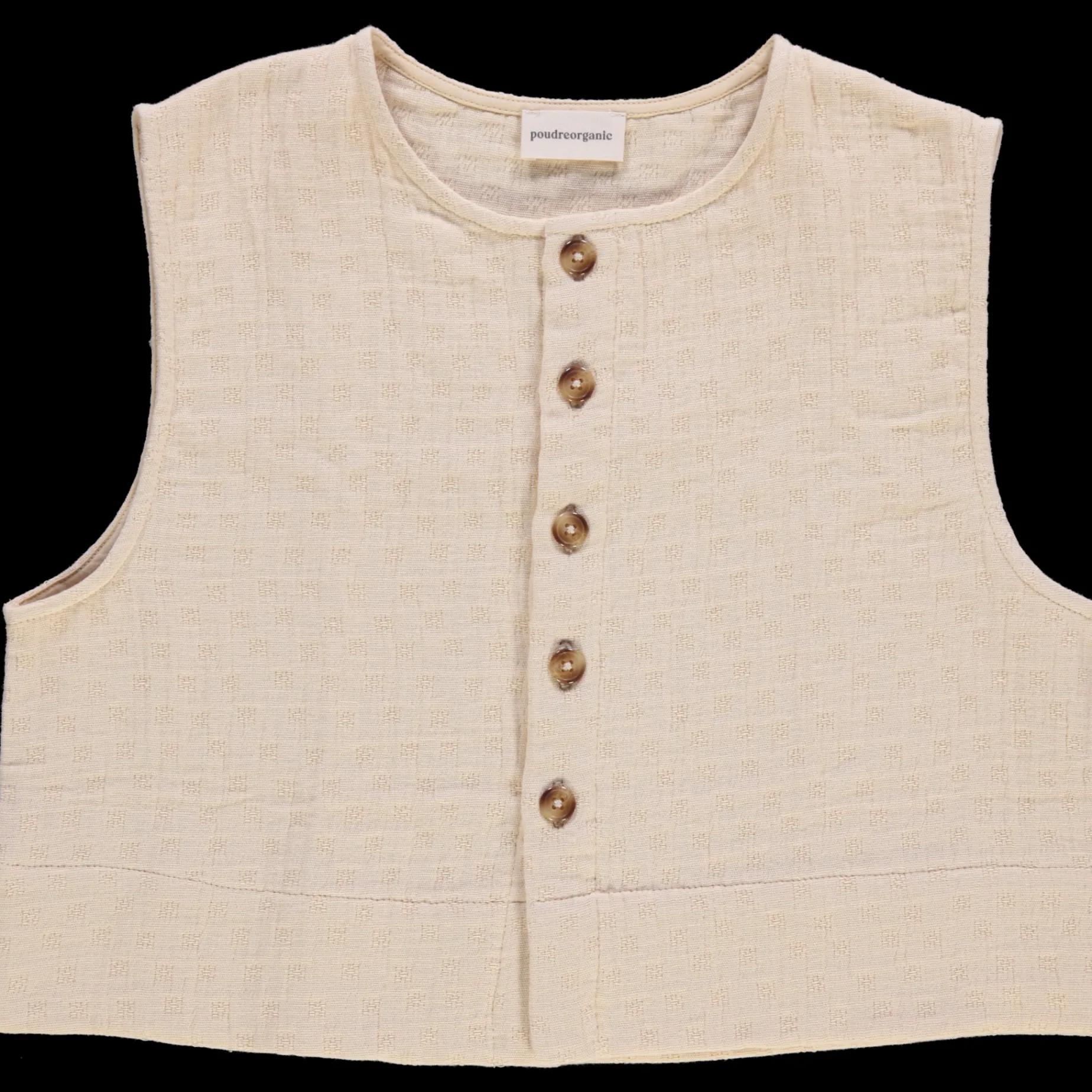 Poudre Organic Blouses & Chemises | CROP TOP VANILLE ADULTE Biscotti
