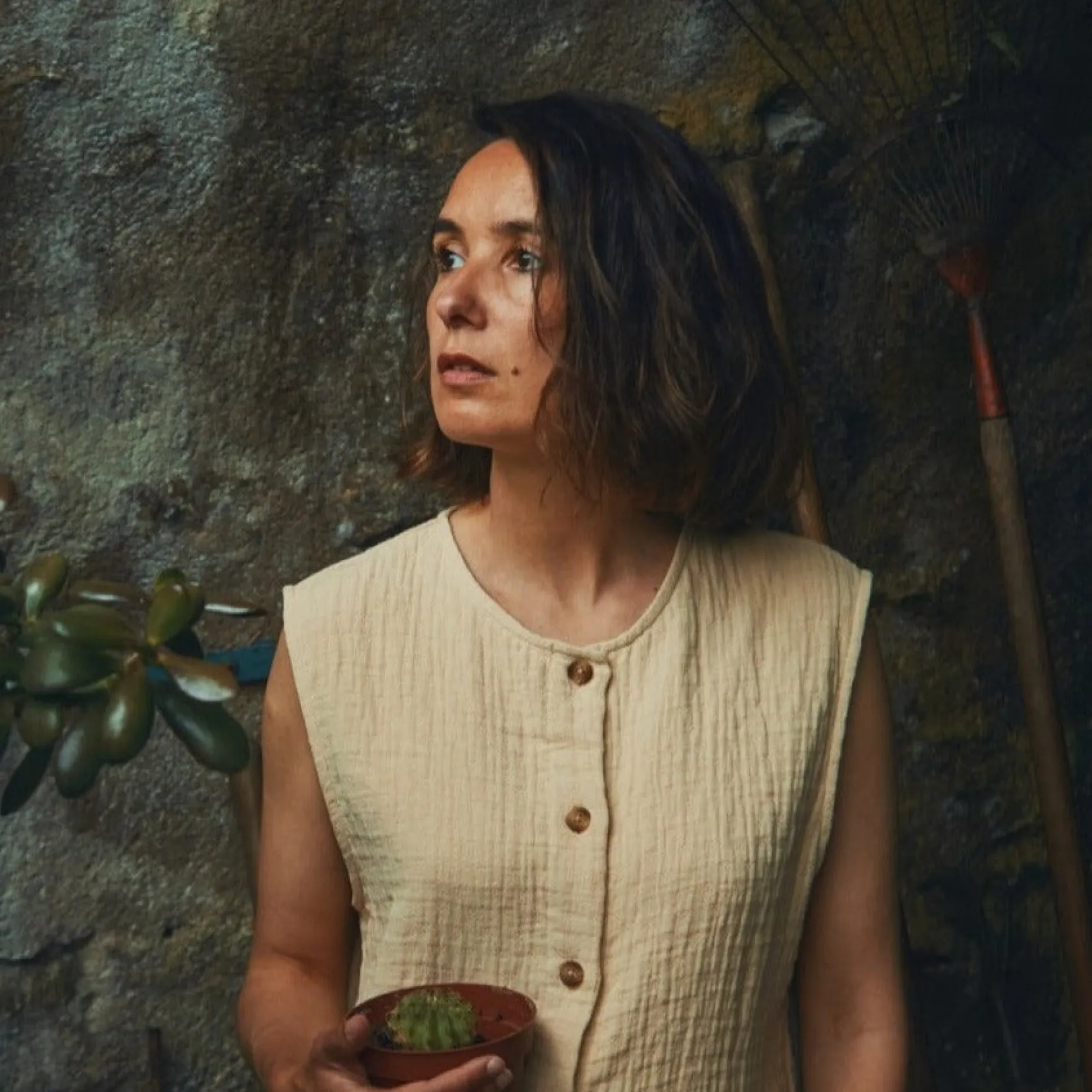 Poudre Organic Blouses & Chemises | CROP TOP VANILLE ADULTE Biscotti