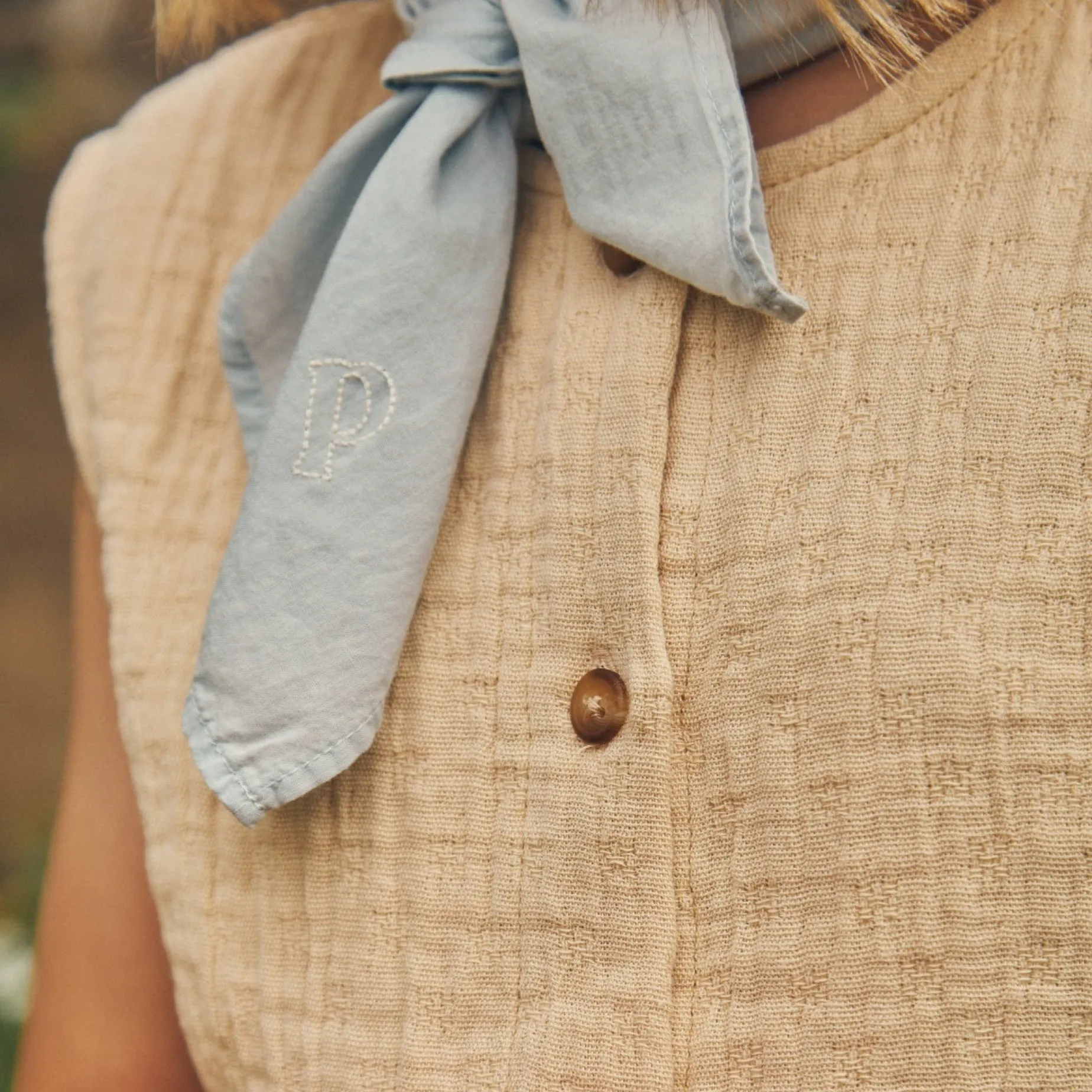 Poudre Organic Blouses & Chemises | CROP TOP VANILLE Biscotti
