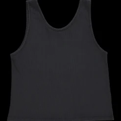Poudre Organic T-shirts | DÉBARDEUR PIMENT CÔTELÉ ADULTE Pirate Black PirateBlack