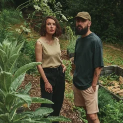 Poudre Organic T-shirts | DÉBARDEUR PIMENT CÔTELÉ ADULTE Olive Gray OliveGray