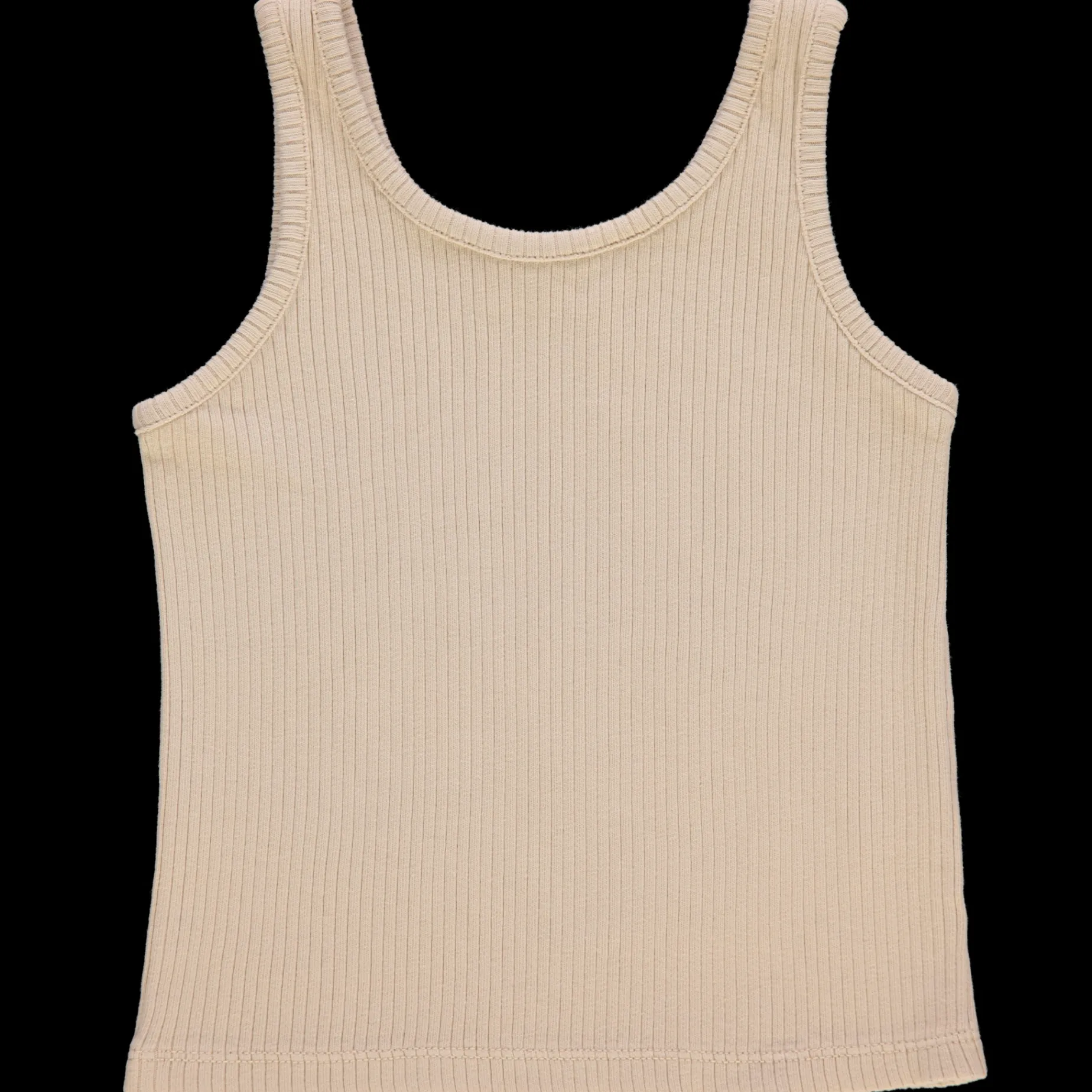 Poudre Organic T-shirts & Débardeurs | DÉBARDEUR PIMENT CÔTELÉ Biscotti