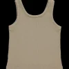 Poudre Organic T-shirts & Débardeurs | DÉBARDEUR PIMENT CÔTELÉ Olive Gray OliveGray