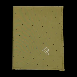 Poudre Organic Foulards | Foulards | FOULARD TOURNESOL BRODÉ Points Green Moss PointsGreenMoss
