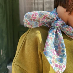Poudre Organic Foulards | Foulards | FOULARD TOURNESOL Flowery Blue FloweryBlue