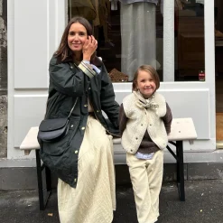 Poudre Organic Cardigans | GILET BERGER LAINE Naturel