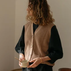 Poudre Organic Cardigans | GILET CRANBERRY ADULTE Noix de Cajou NoixdeCajou