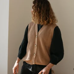 Poudre Organic Cardigans | GILET CRANBERRY ADULTE Noix de Cajou NoixdeCajou