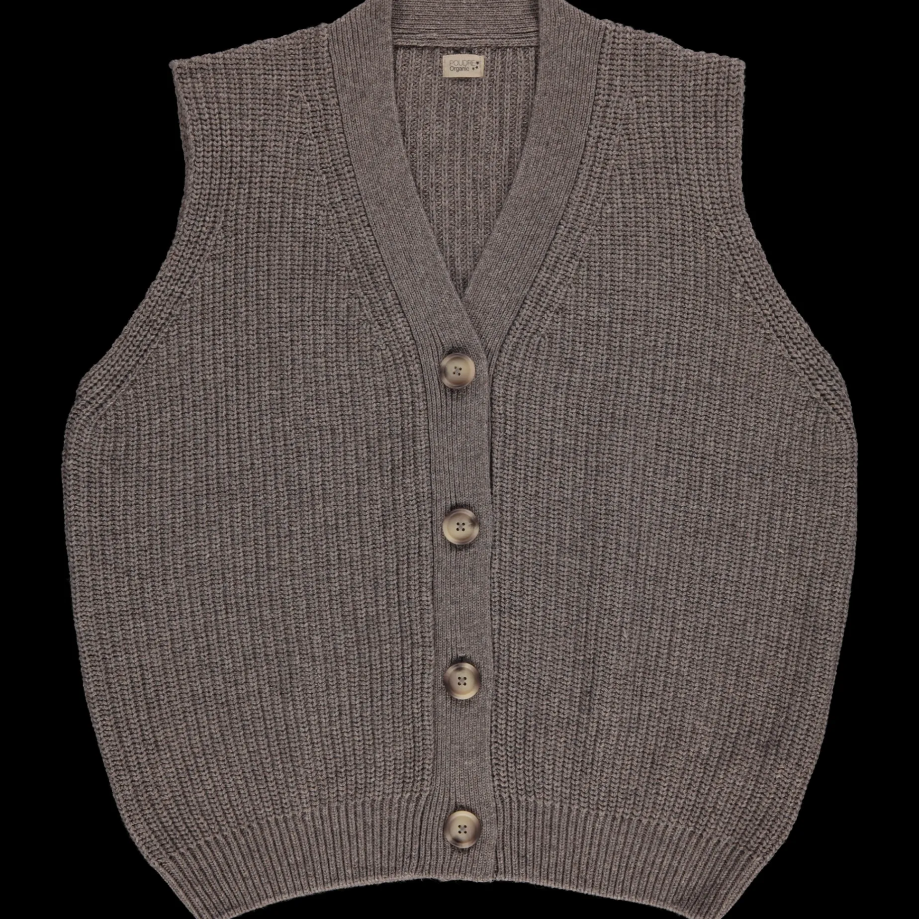Poudre Organic Cardigans | GILET CRANBERRY LAINE ADULTE Castor