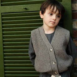 Poudre Organic Cardigans | GILET CRANBERRY LAINE Castor