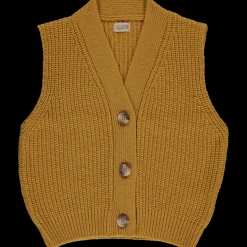 Poudre Organic Cardigans | GILET CRANBERRY LAINE Moutarde