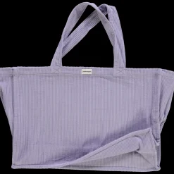 Poudre Organic Sacs | Sacs | GRAND CABAS VIGNE VELOURS CÔTELÉ Lavender Aura LavenderAura