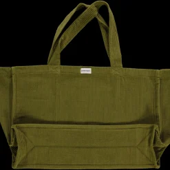 Poudre Organic Sacs | Sacs | GRAND CABAS VIGNE VELOURS CÔTELÉ Green Moss GreenMoss