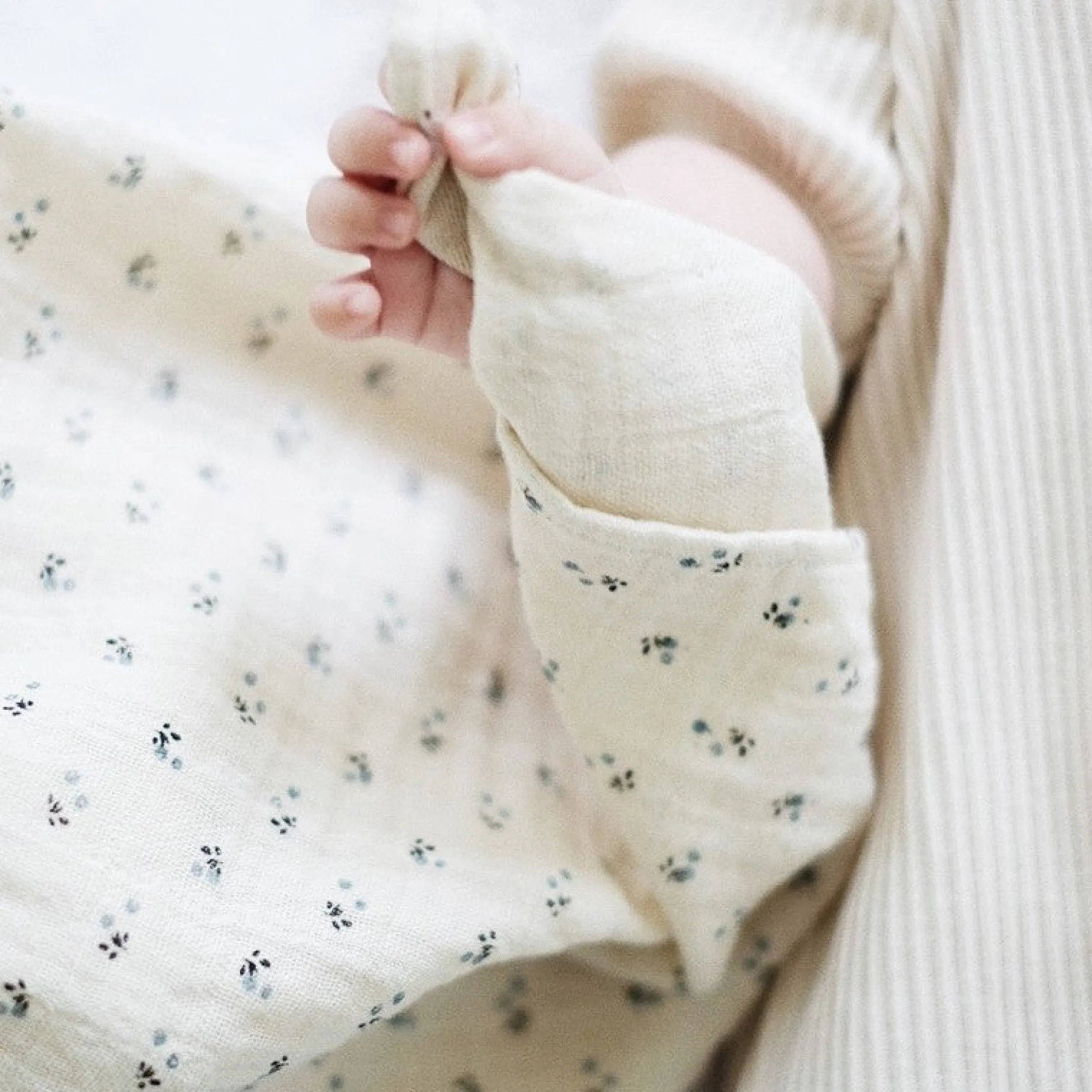 Poudre Organic Foulards | Linge De Lit | GRAND LANGE SÉSAME Hors Saison Blue Surf Hors-Saison-Blue-Surf