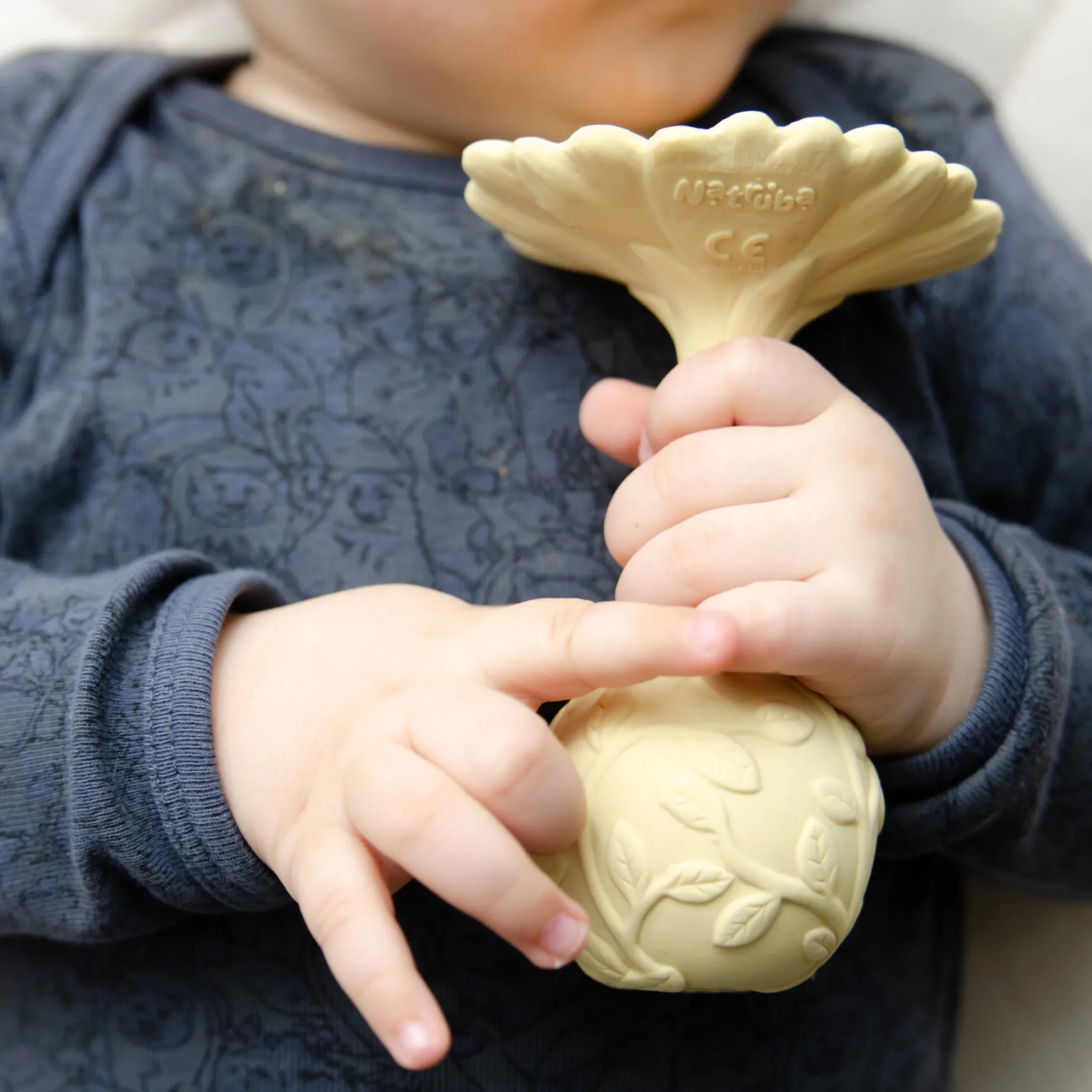 Poudre Organic Peluches & Jouets | HOCHET DE DENTITION DAISY • NATRUBA