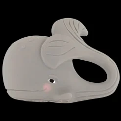 Poudre Organic Peluches & Jouets | JOUET DE BAIN BALEINE • HEVEA Gris