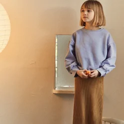Poudre Organic Jupes & Robes | JUPE COSMOS CÔTELÉ KIDS Dijon