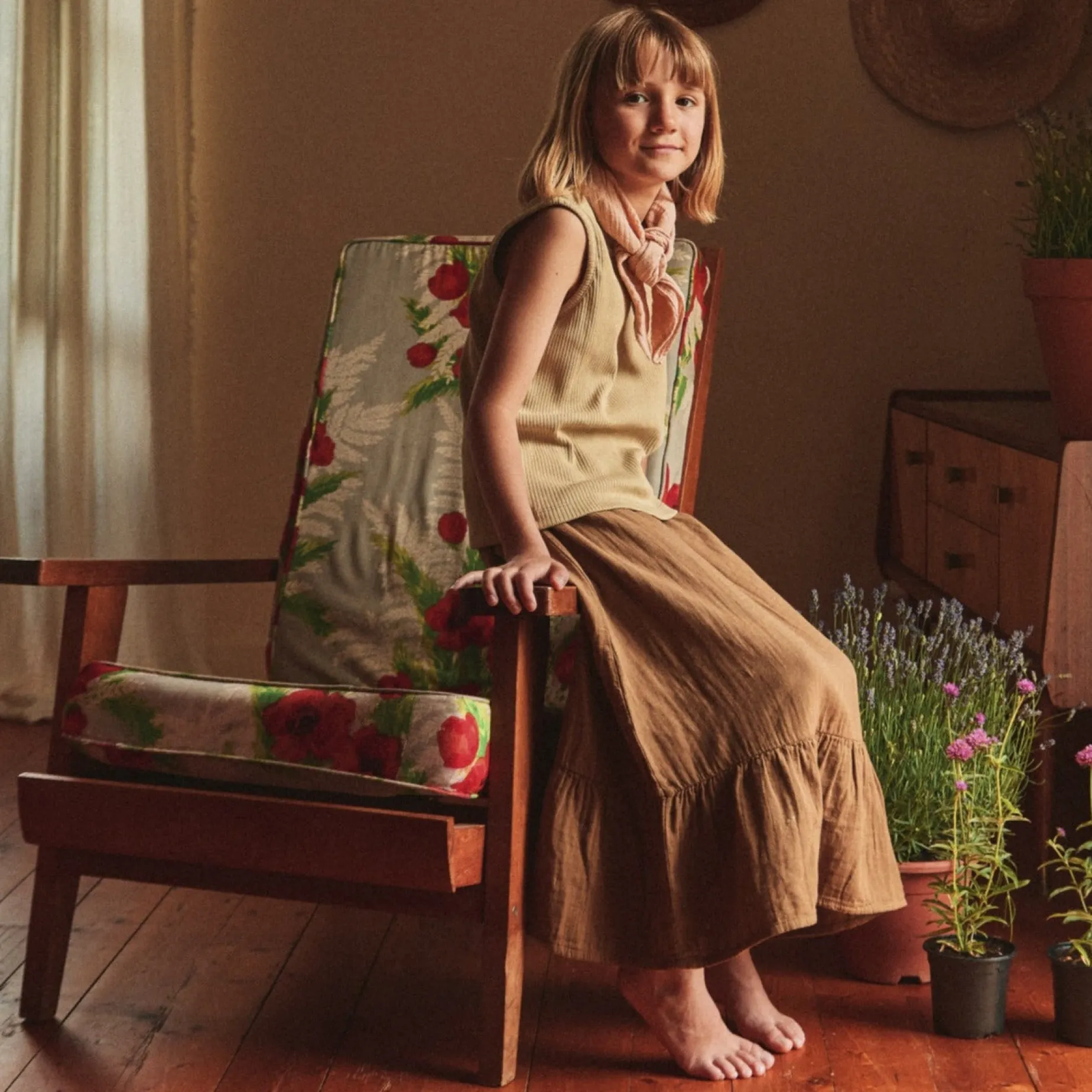 Poudre Organic Jupes & Robes | JUPE NÉMÉSIE Toffee