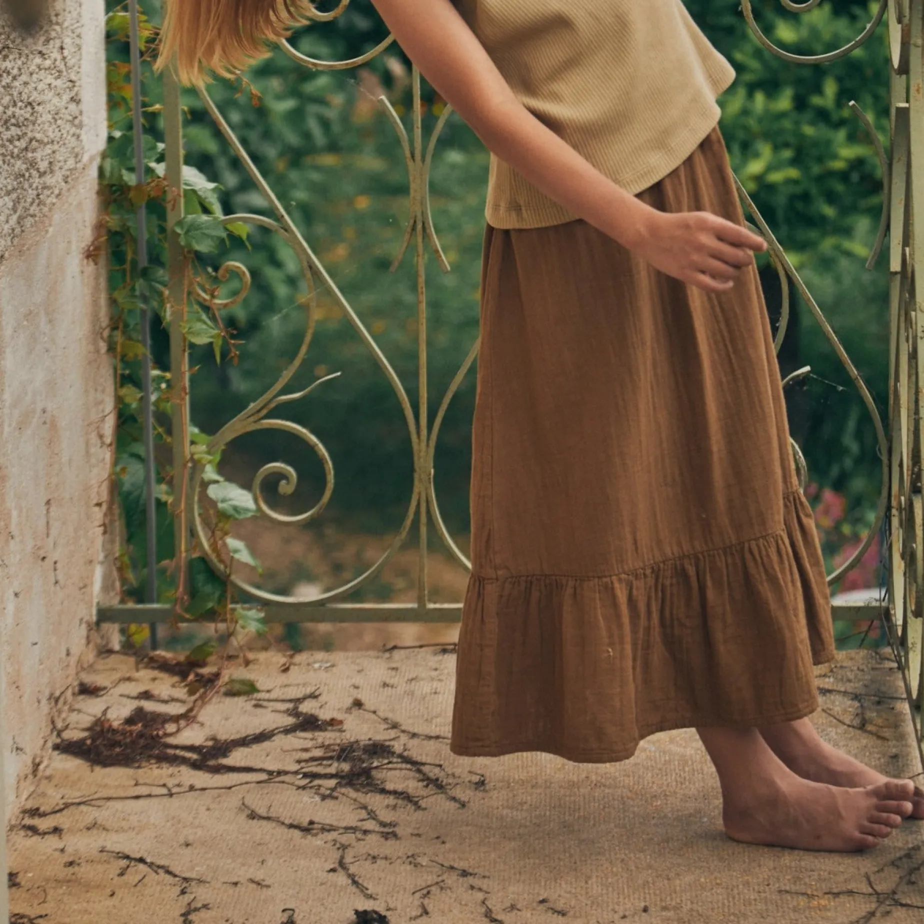Poudre Organic Jupes & Robes | JUPE NÉMÉSIE Toffee