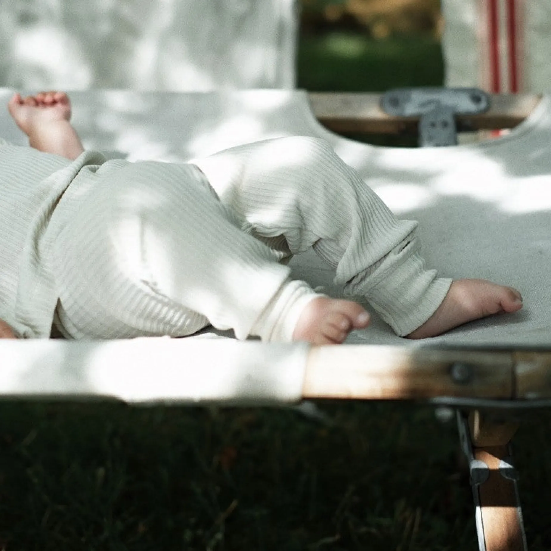 Poudre Organic Leggings & Pantalons | Leggings & Pantalons | LEGGINGS BASILIC CÔTELÉ Almond Milk AlmondMilk