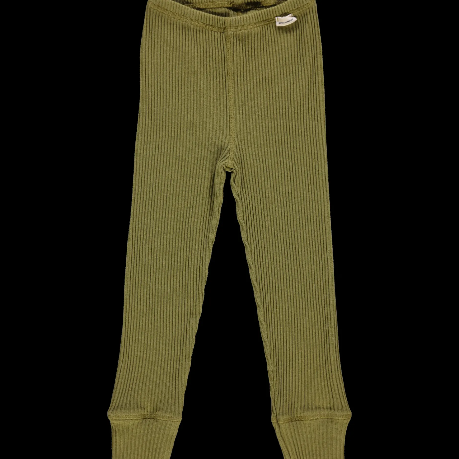 Poudre Organic Leggings & Pantalons | Leggings & Pantalons | LEGGINGS BASILIC CÔTELÉ Green Moss GreenMoss