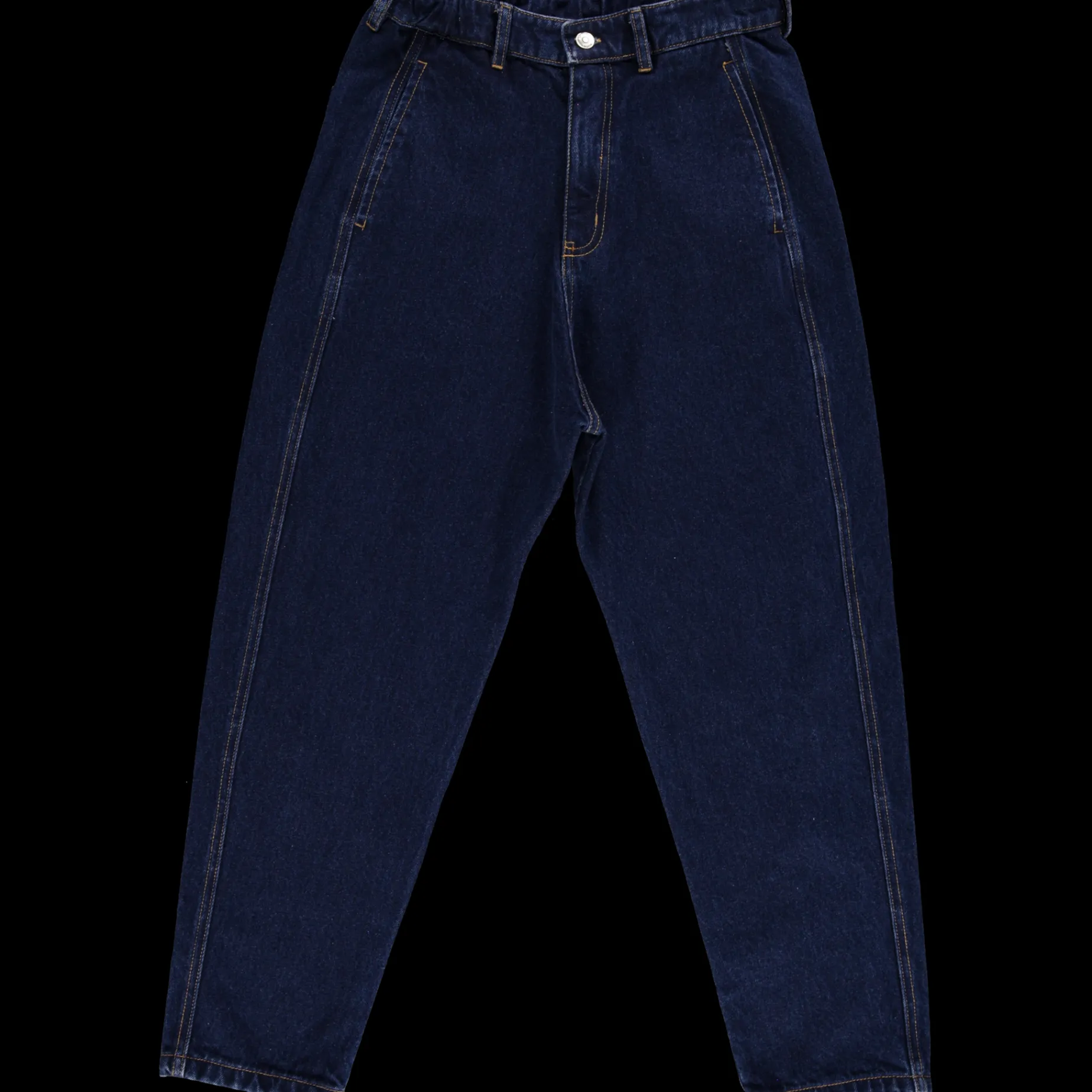 Poudre Organic Pantalons | Pantalons & Leggings | PANTALON CAROTTE Denim Dark Blue Denim-Dark-Blue