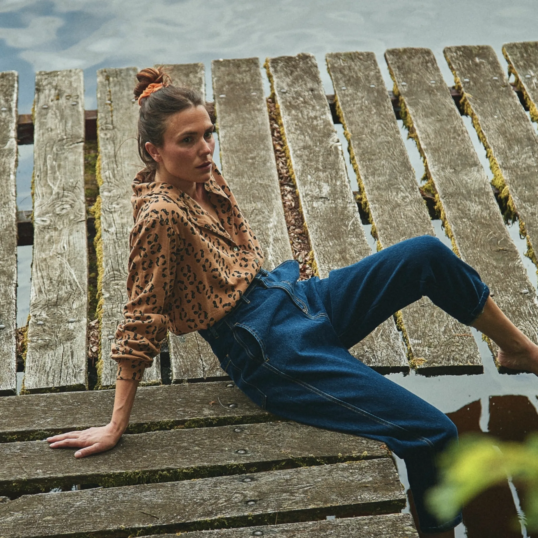 Poudre Organic Pantalons | Pantalons & Leggings | PANTALON CAROTTE Denim Dark Blue Denim-Dark-Blue