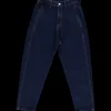 Poudre Organic Pantalons | Pantalons & Leggings | PANTALON CAROTTE LONG Denim Dark Blue Denim-Dark-Blue