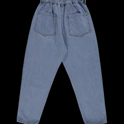 Poudre Organic Pantalons | Pantalons & Leggings | PANTALON CAROTTE LONG Denim Blue Denim-Blue