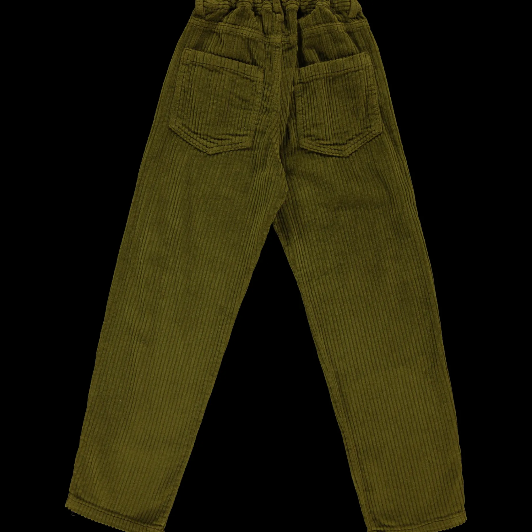 Poudre Organic Leggings & Pantalons | PANTALON CAROTTE VELOURS CÔTELÉ Fir Green FirGreen