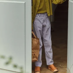 Poudre Organic Leggings & Pantalons | PANTALON CAROTTE VELOURS CÔTELÉ Lavender Aura LavenderAura
