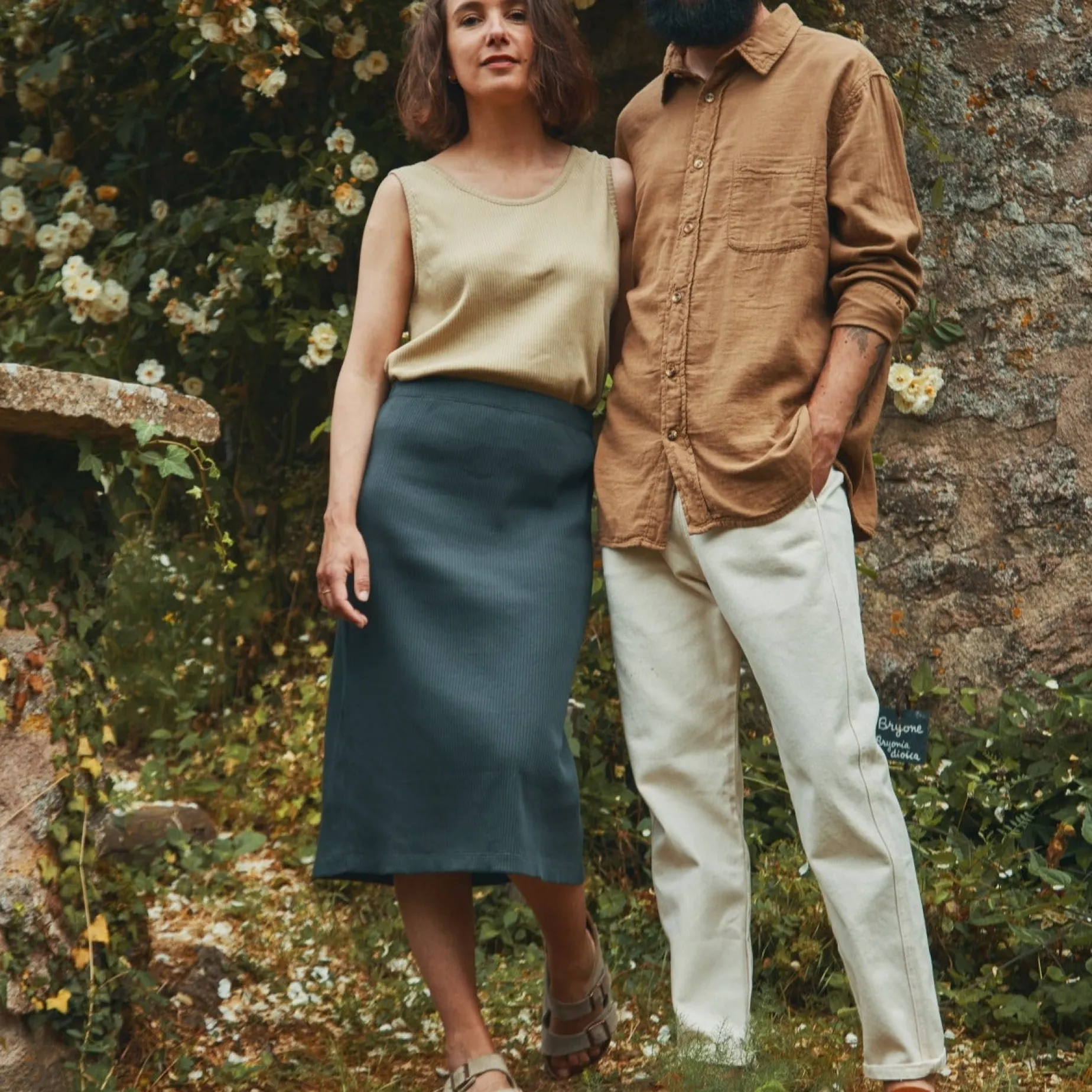 Poudre Organic Pantalons | Pantalons & Leggings | PANTALON COQUELICOT Denim Écru Denim-Ecru