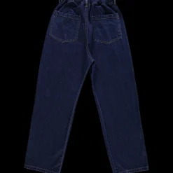 Poudre Organic Pantalons & Leggings | PANTALON GENTIANE LONG Denim Dark Blue Denim-Dark-Blue