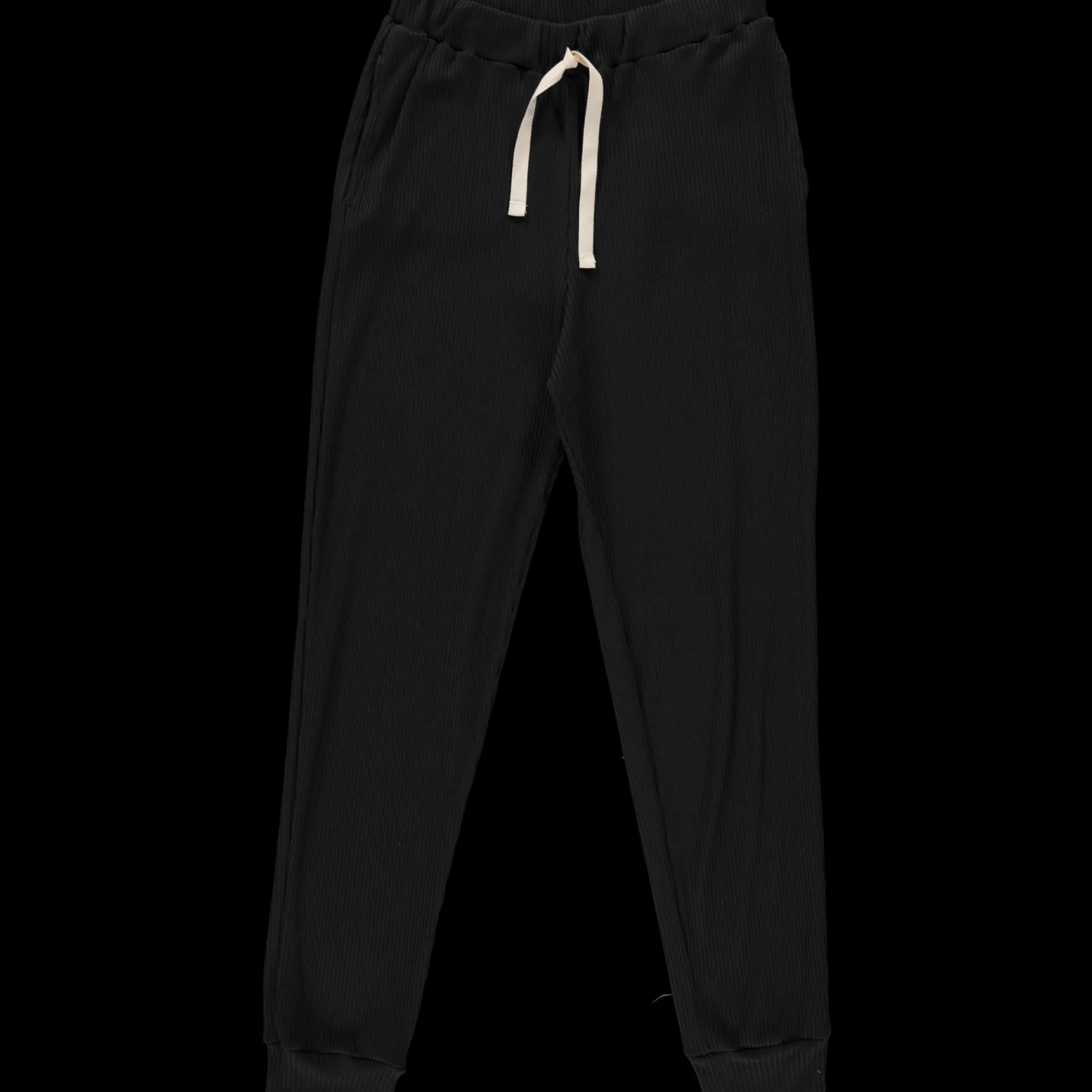 Poudre Organic Homewear | Pantalons & Leggings | PANTALON ONONIS CÔTELÉ Pirate Black PirateBlack