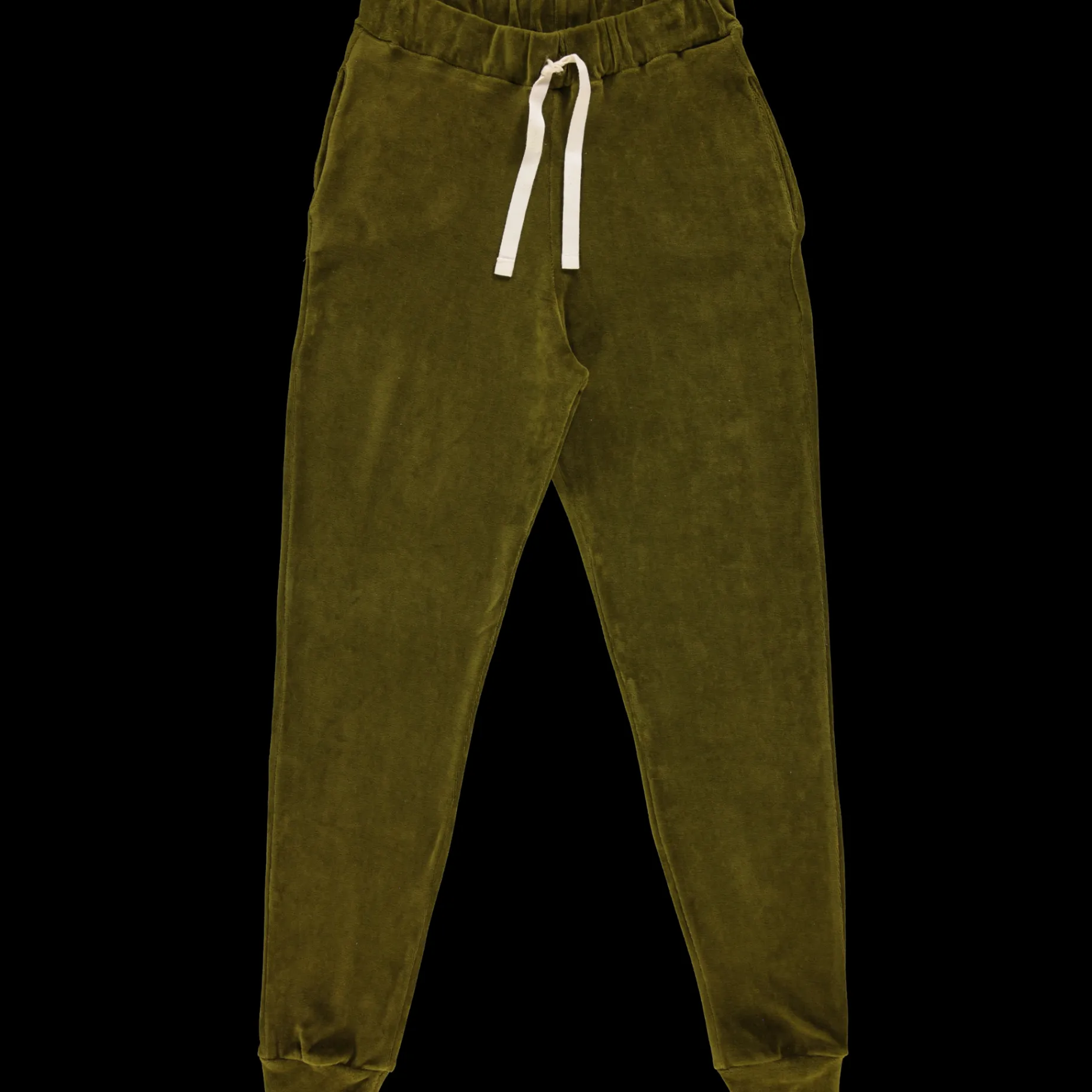 Poudre Organic Homewear | Pantalons & Leggings | PANTALON ONONIS VELOURS Fir Green FirGreen