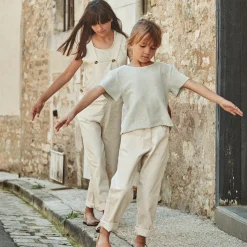 Poudre Organic Leggings & Pantalons | Leggings & Pantalons | PANTALON POMELOS Denim Écru Denim-Ecru
