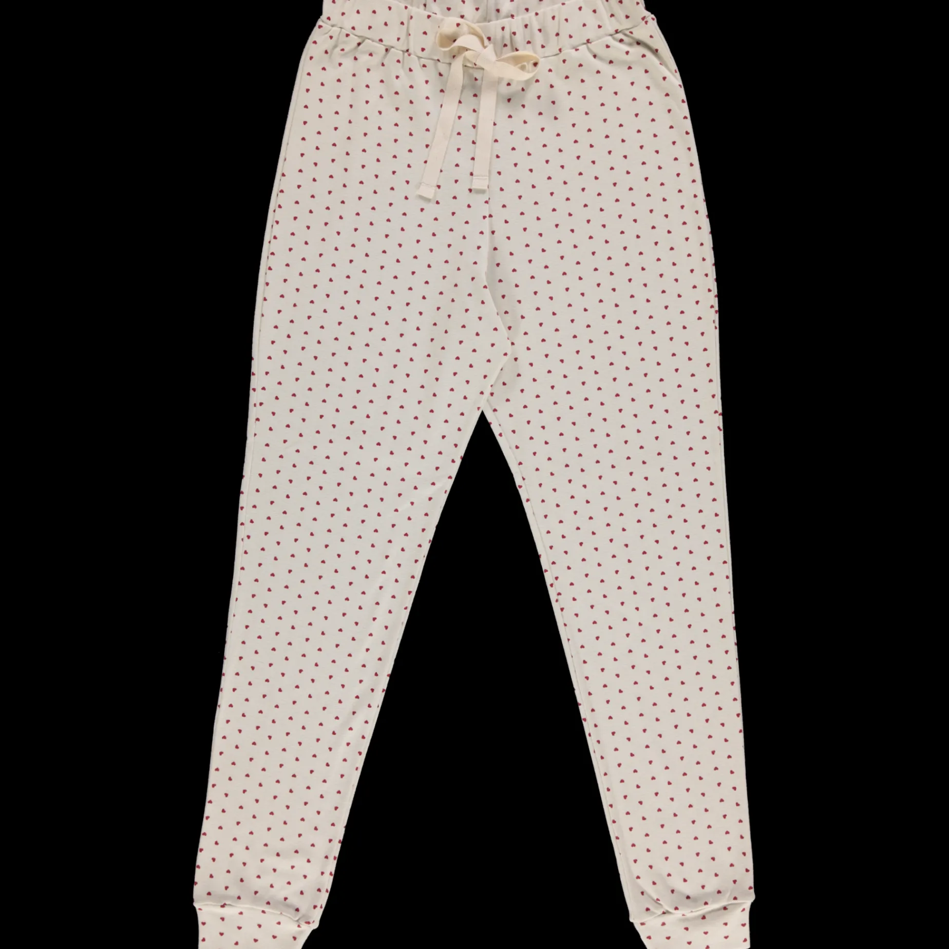 Poudre Organic Homewear | Pantalons & Leggings | PANTALON TULIPE Coeurs Lipstick Coeurs-Lipstick