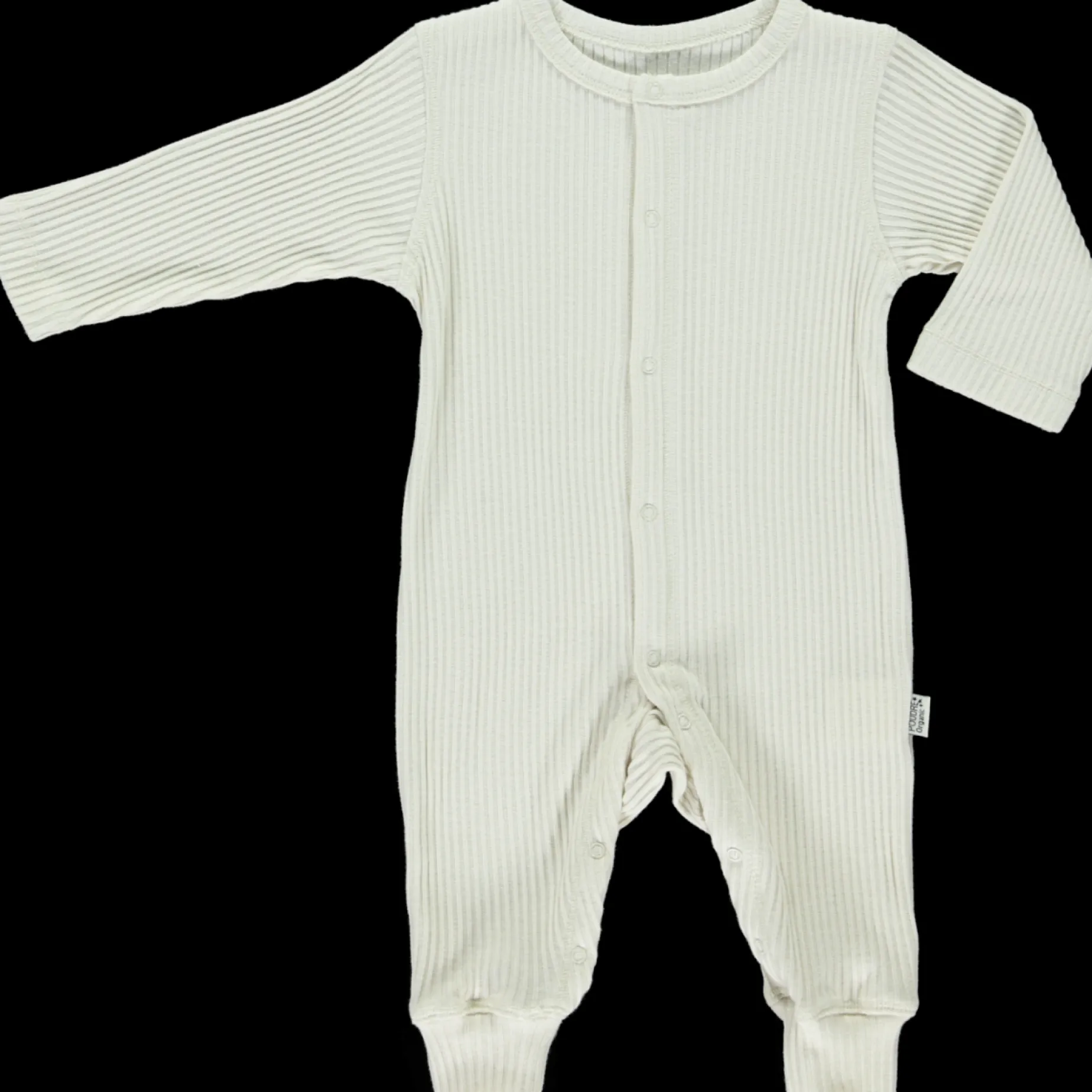 Poudre Organic Pyjamas | PYJAMA AIRELLE CÔTELÉ Almond Milk AlmondMilk