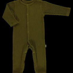 Poudre Organic Pyjamas | PYJAMA AIRELLE CÔTELÉ Fir Green FirGreen