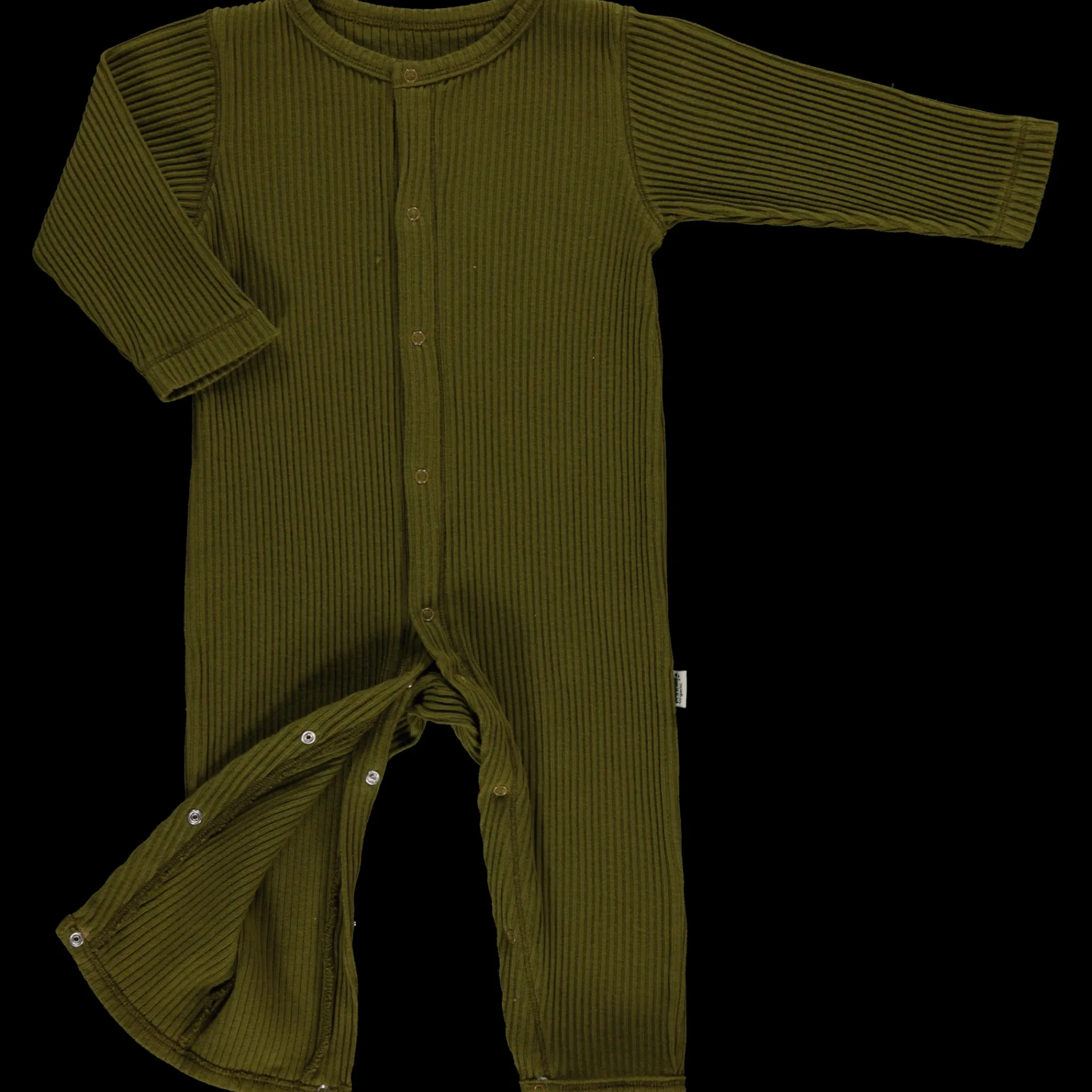 Poudre Organic Pyjamas | PYJAMA AIRELLE CÔTELÉ Fir Green FirGreen